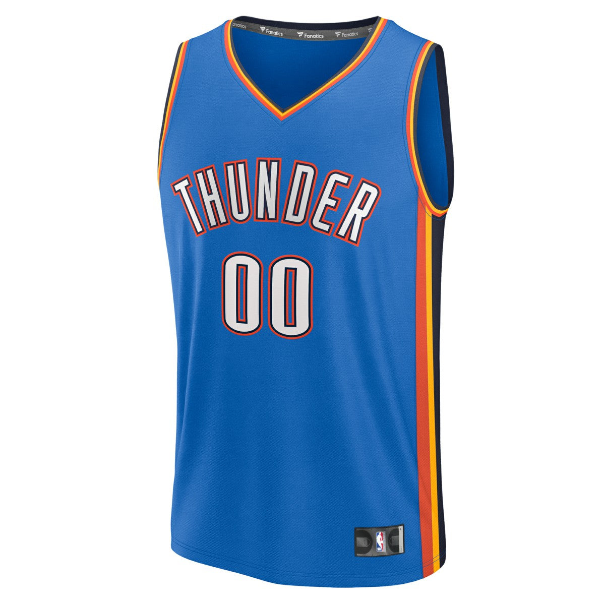 Oklahoma City Thunder Youth Fast Break Custom Replica Jersey - Blue - Icon Edition shop