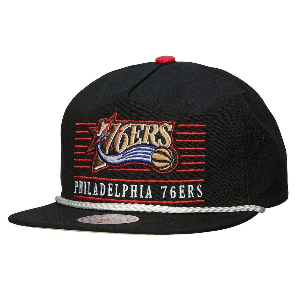 Philadelphia 76ers Ascend Deadstock Snapback Hat - Black shop