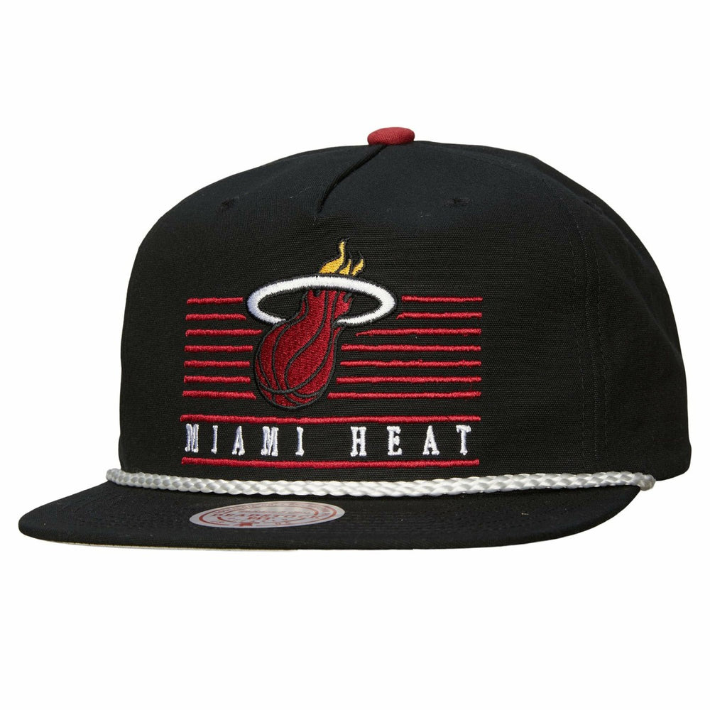Miami Heat Ascend Deadstock Snapback Hat - Black for sale