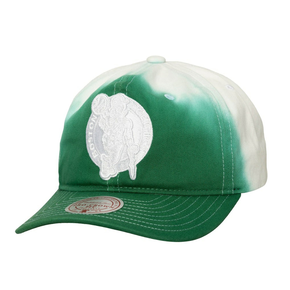 Boston Celtics Dip Dye Pro Crown Adjustable Hat - Kelly Green/White for sale