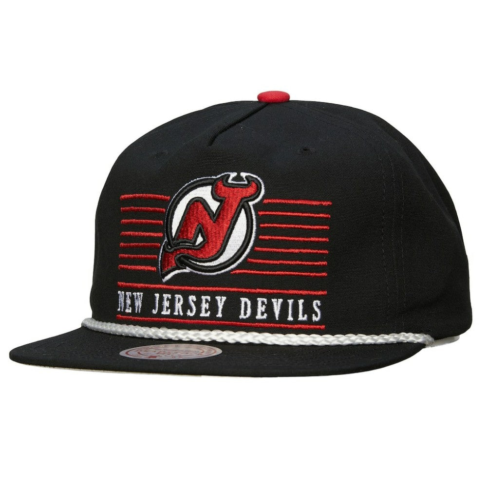 New Jersey Devils Mitchell & Ness Ascend Deadstock Snapback Hat - Black Jerseys