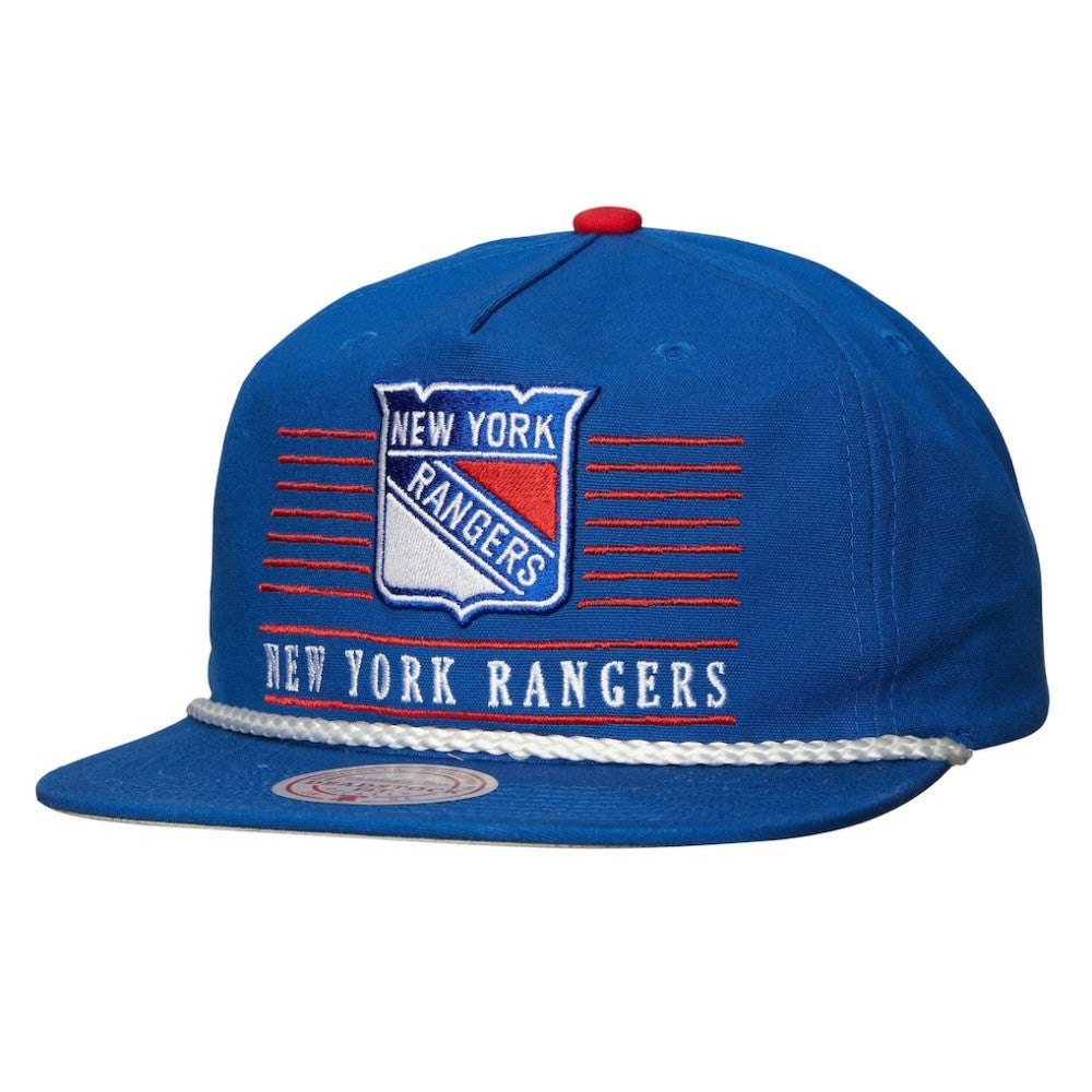 New York Rangers Mitchell & Ness Ascend Deadstock Snapback Hat - Blue Hats