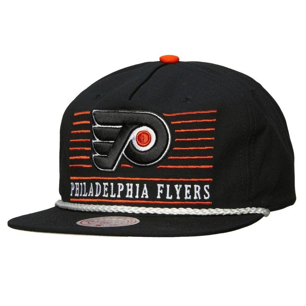 Philadelphia Flyers Mitchell & Ness Ascend Deadstock Snapback Hat - Black Hats