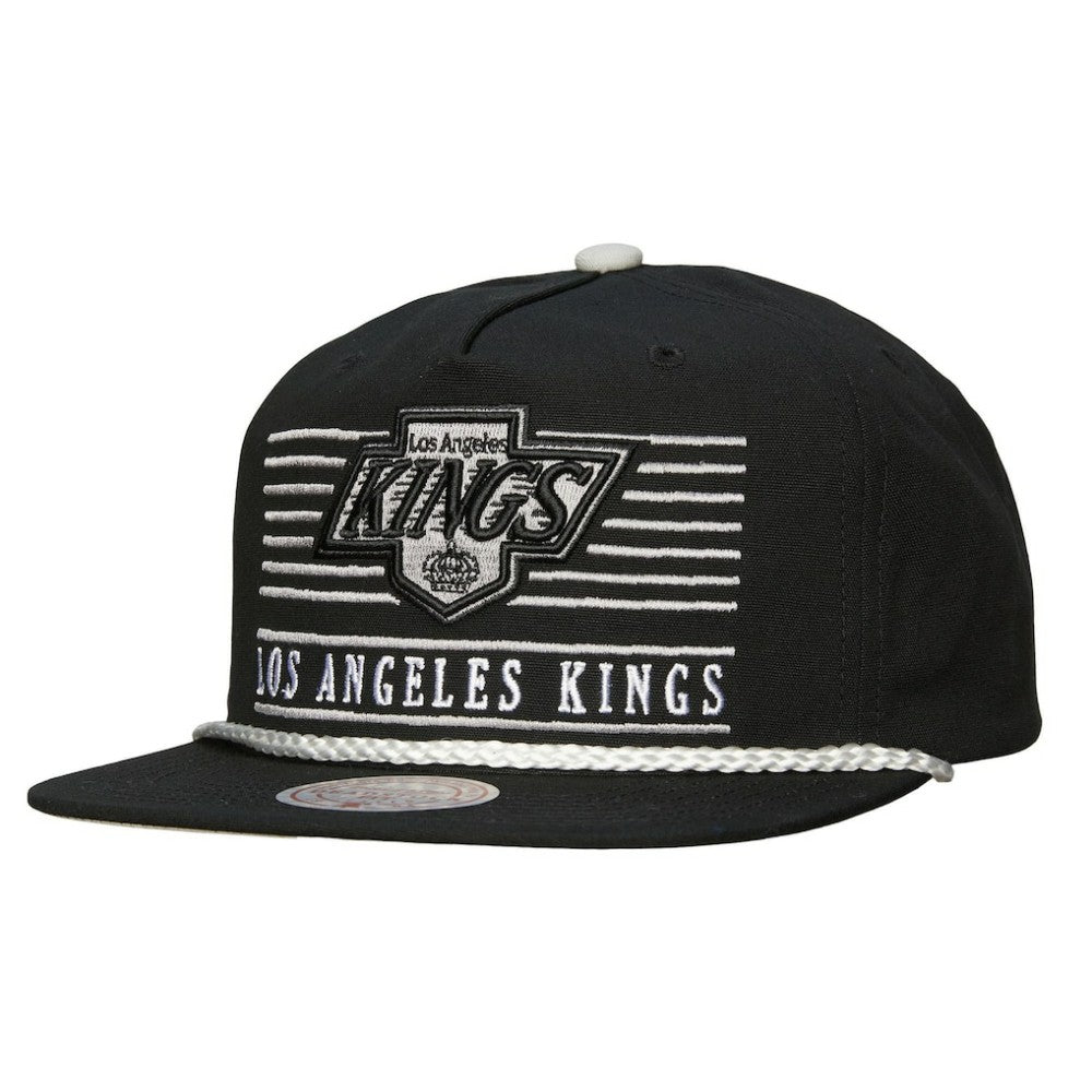 Los Angeles Kings Mitchell & Ness Ascend Deadstock Snapback Hat - Black Hats