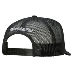 Philadelphia Flyers Mitchell & Ness Gridlock Trucker Adjustable Hat - White/Black Hats