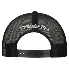 Pittsburgh Penguins Mitchell & Ness Gridlock Trucker Adjustable Hat - White/Black Hats