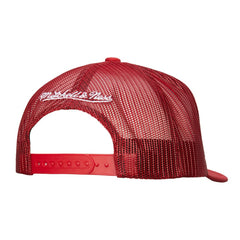 Detroit Red Wings Mitchell & Ness Gridlock Trucker Adjustable Hat - White/Red Hats