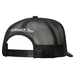 Boston Bruins Mitchell & Ness Gridlock Trucker Adjustable Hat - White/Black Hats