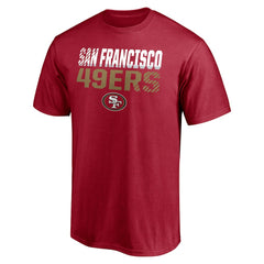 San Francisco 49ers Stripes T-Shirt - Scarlet for sale