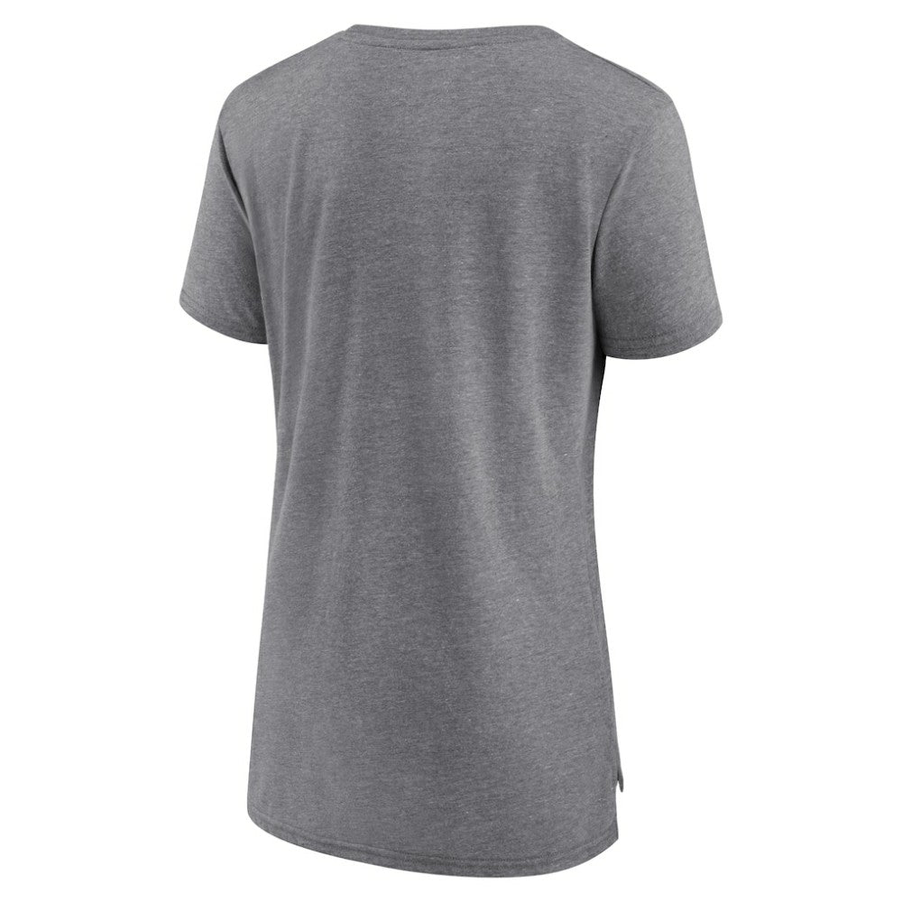 Boston Bruins Women's Slow Whistle Tri-Blend T-Shirt - Gray T-shirts