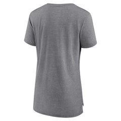 Boston Bruins Women's Slow Whistle Tri-Blend T-Shirt - Gray T-shirts