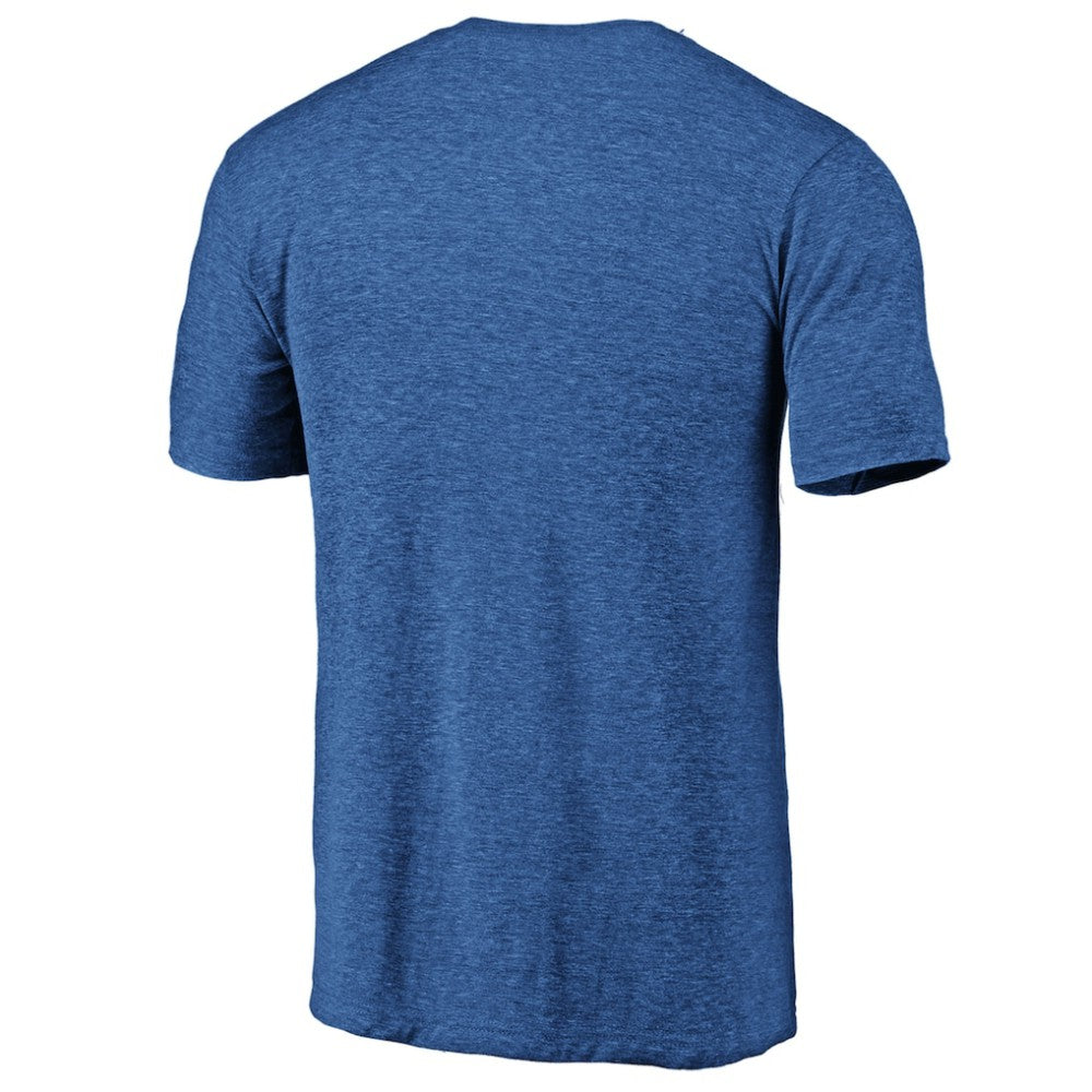 Buffalo Sabres Distressed Logo Tri-Blend T-Shirt - Royal T-shirts