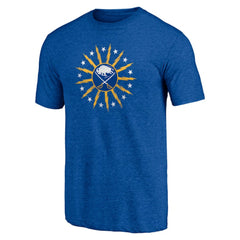 Buffalo Sabres Shoot to Score Tri-Blend T-Shirt - Royal T-shirts