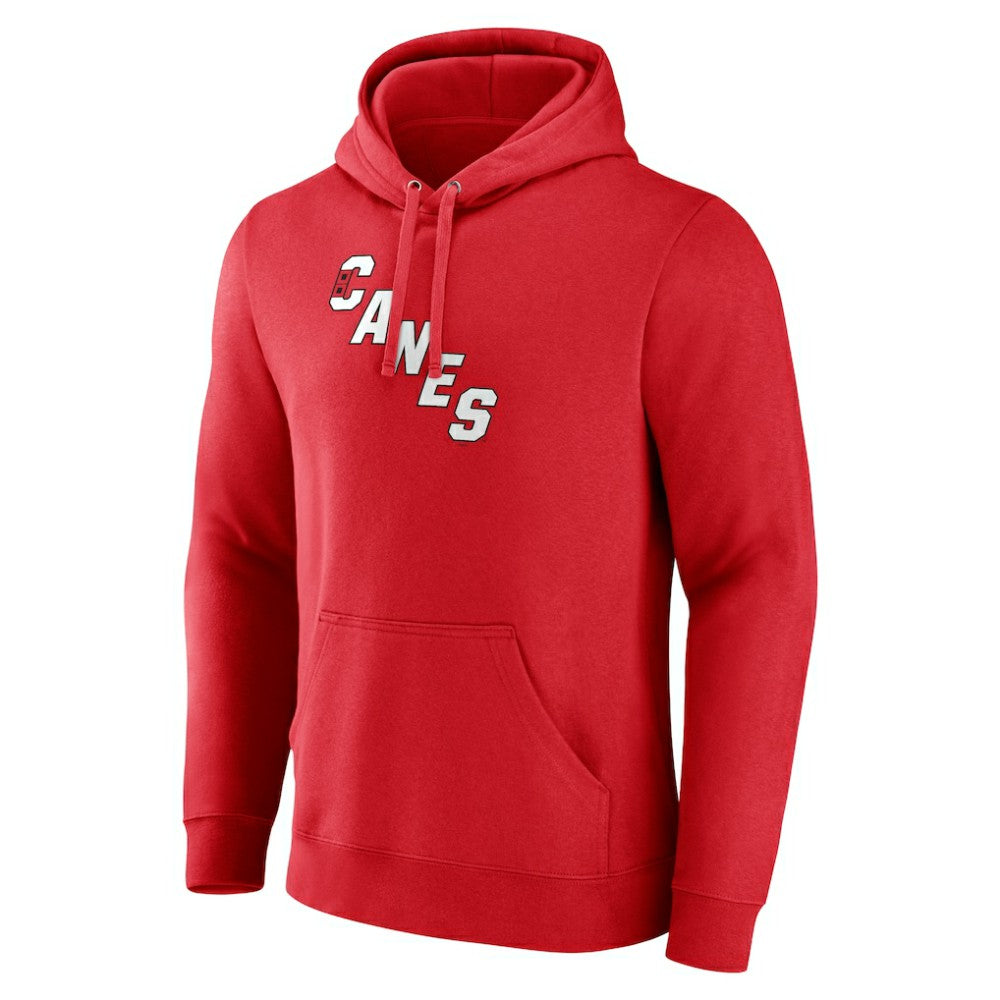 Carolina Hurricanes Primary Logo Pullover Hoodie - Red Hoodies