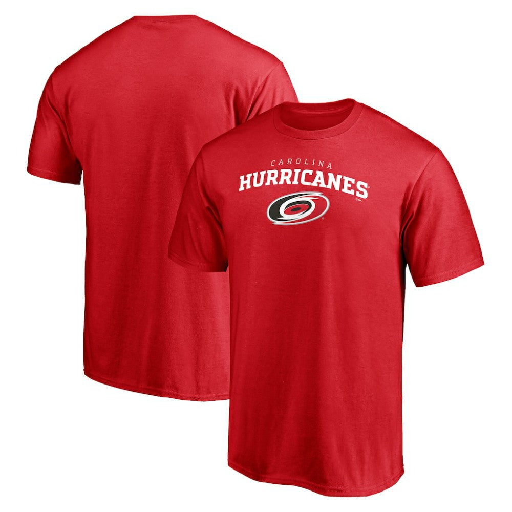 Carolina Hurricanes Team Lock Up T-Shirt - Red T-shirts