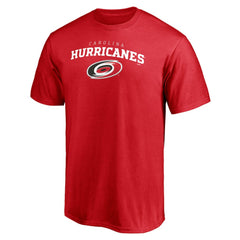 Carolina Hurricanes Team Lock Up T-Shirt - Red T-shirts