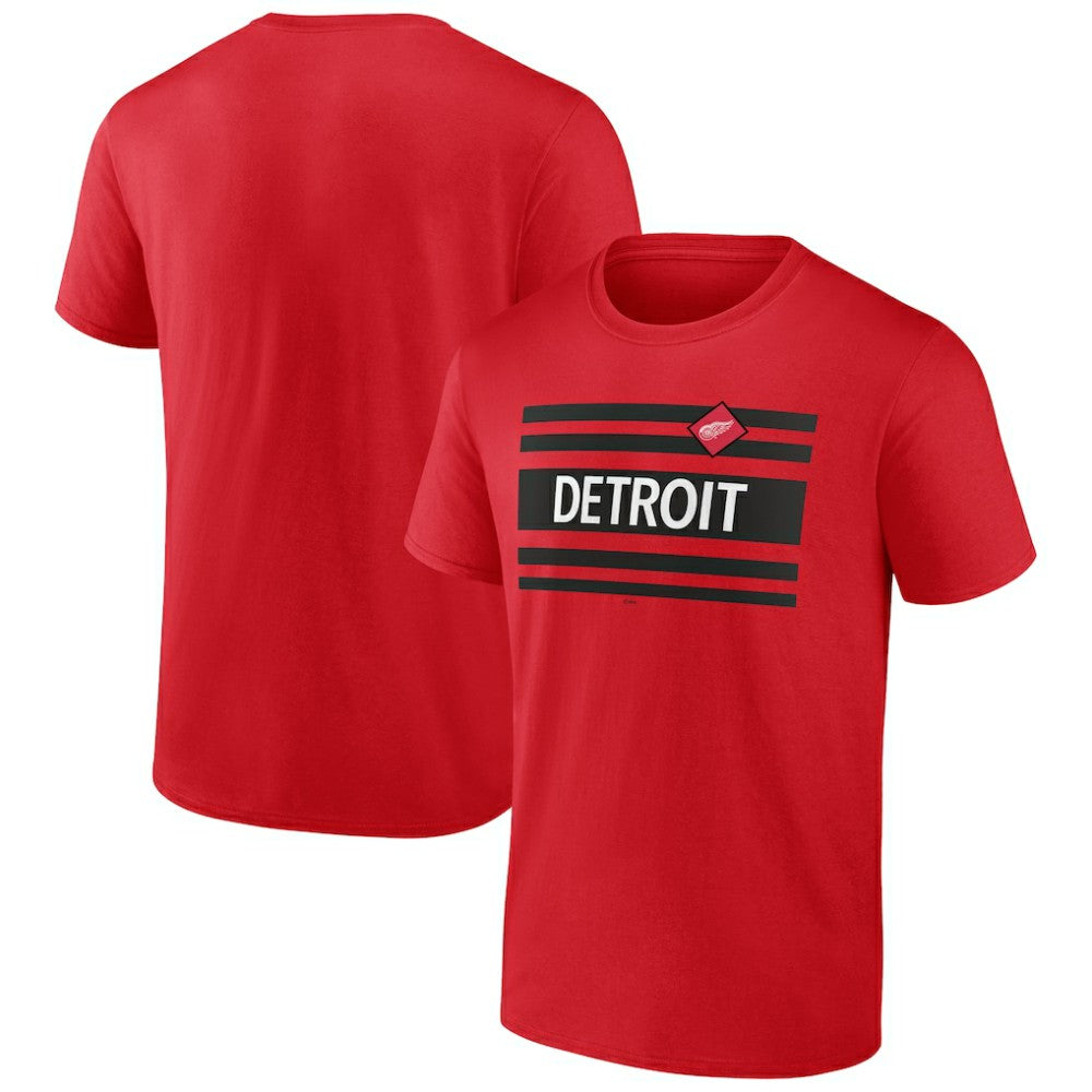 Detroit Red Wings Jersey Inspired T-Shirt - Red T-shirts