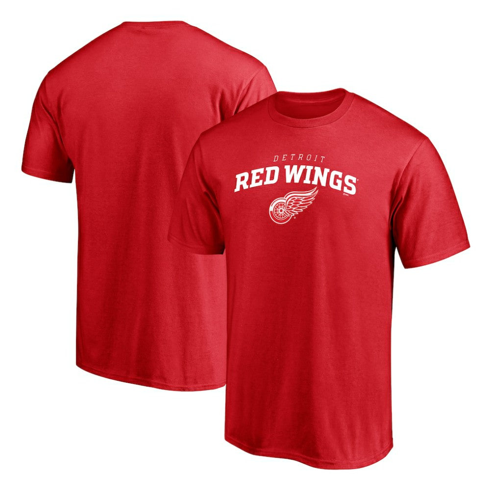 Detroit Red Wings Team Lock Up T-Shirt - Red T-shirts