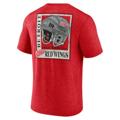 Detroit Red Wings Earnest Will Tri-Blend T-Shirt - Red T-shirts