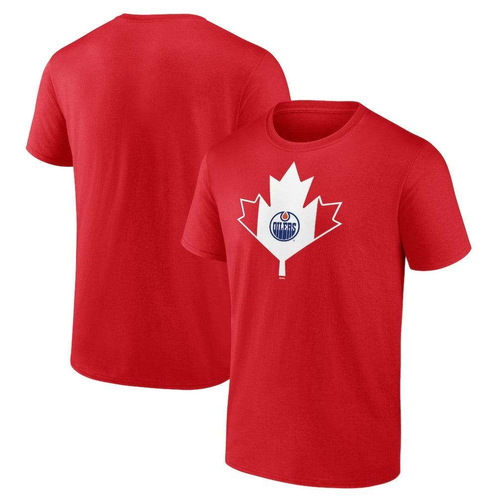 Edmonton Oilers Canada Day T-Shirt - Red T-shirts