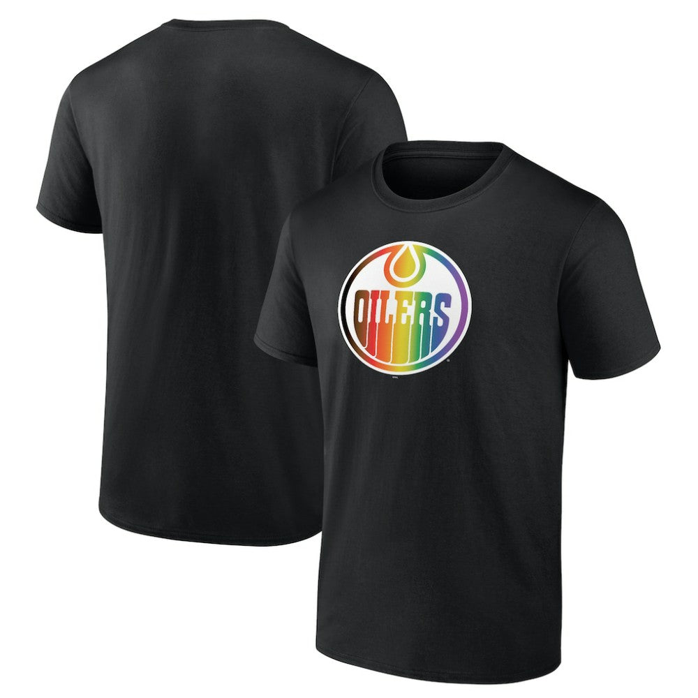 Edmonton Oilers Oilers Pride T-Shirt - Black T-shirts