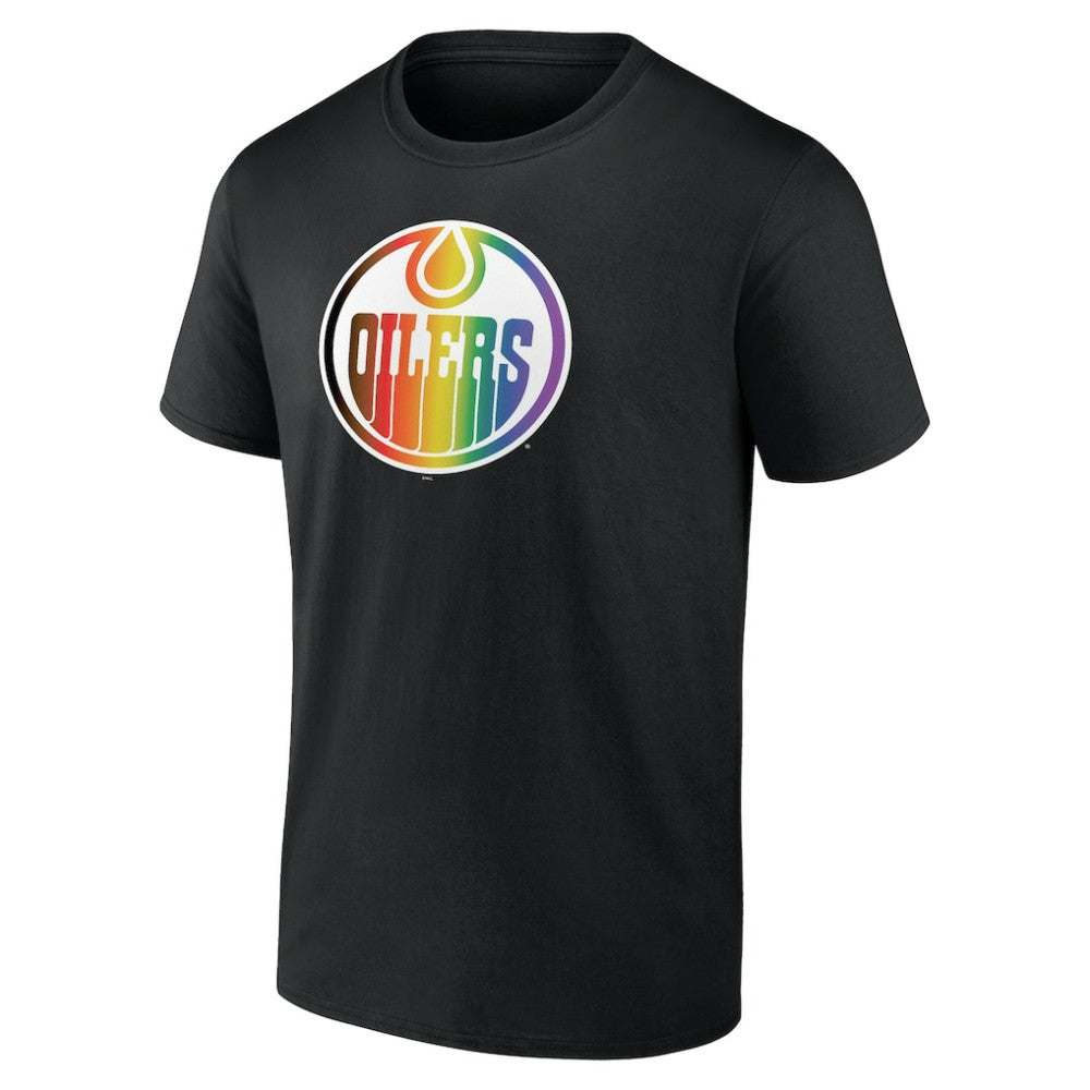 Edmonton Oilers Oilers Pride T-Shirt - Black T-shirts