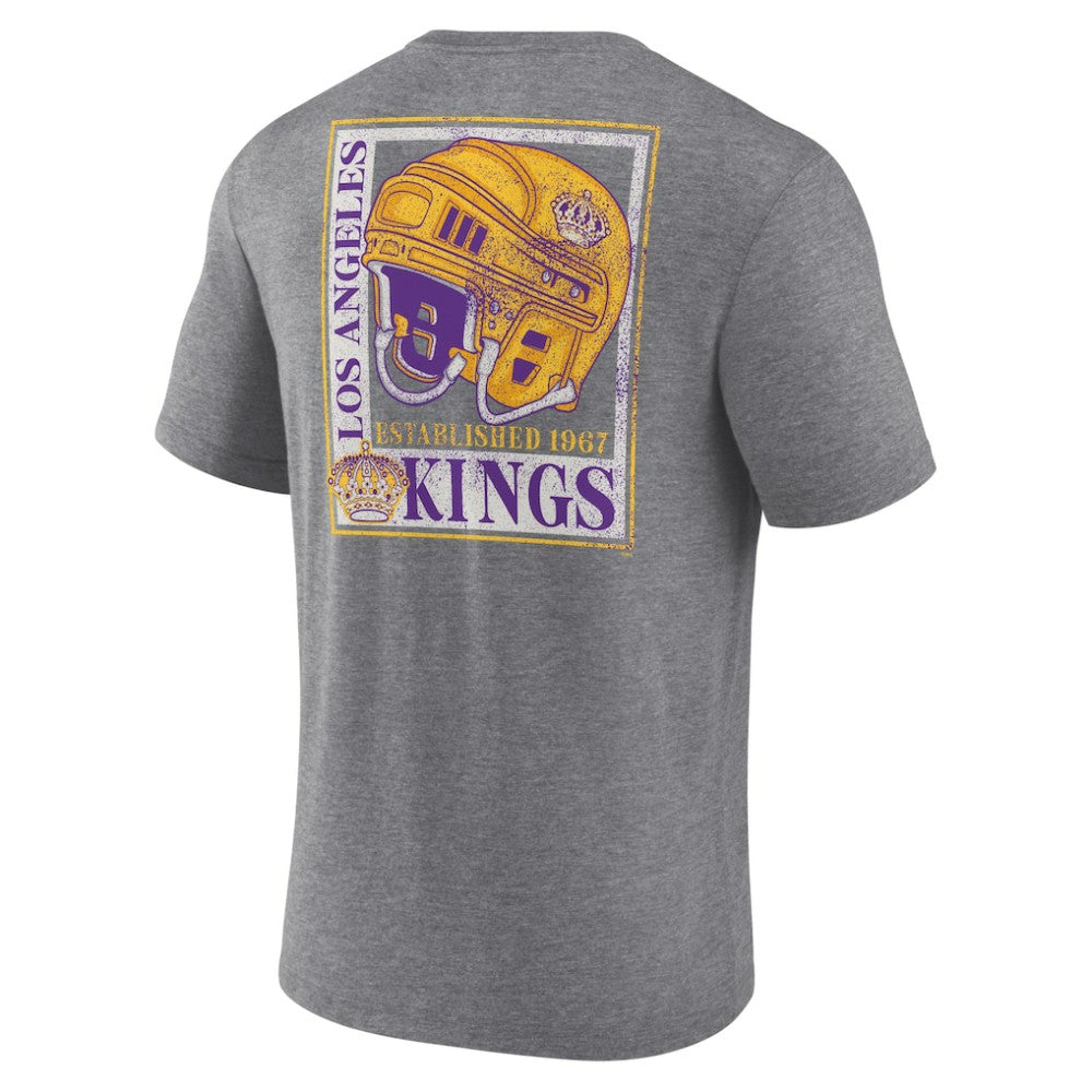 Los Angeles Kings Earnest Will Tri-Blend T-Shirt - Heather Gray T-shirts