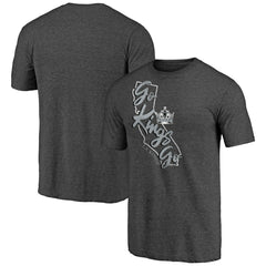 Los Angeles Kings Shoot to Score Tri-Blend T-Shirt - Charcoal T-shirts