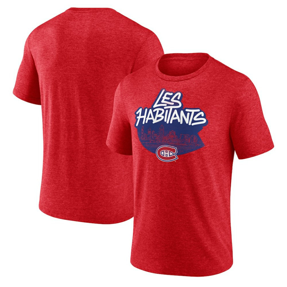 Montreal Canadiens Proclamation Tri-Blend T-Shirt - Red T-shirts