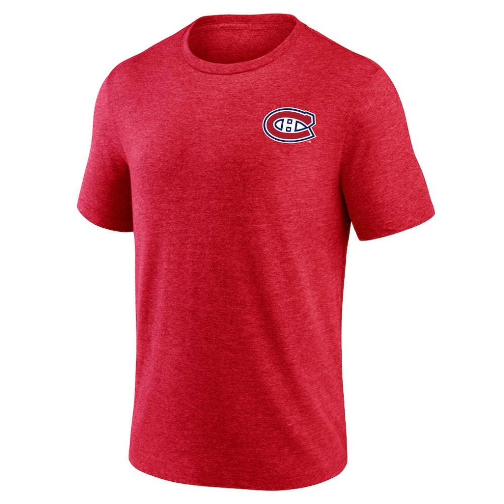 Montreal Canadiens Territorial Tri-Blend T-Shirt - Red T-shirts