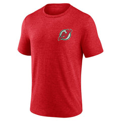 New Jersey Devils Earnest Will Tri-Blend T-Shirt - Red T-shirts