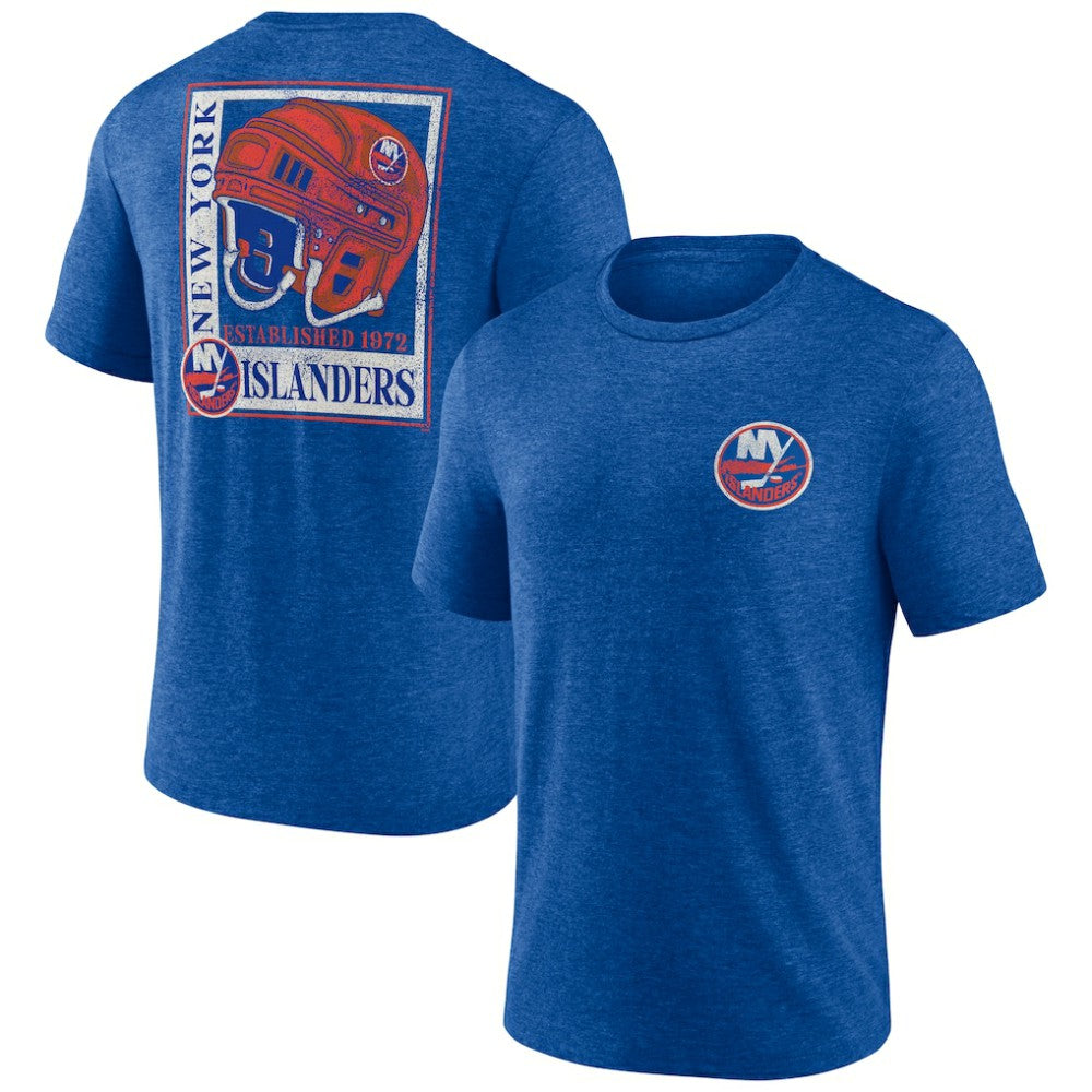 New York Islanders Earnest Will Tri-Blend T-Shirt - Royal T-shirts