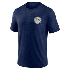 Pittsburgh Penguins Earnest Will Tri-Blend T-Shirt - Navy T-shirts