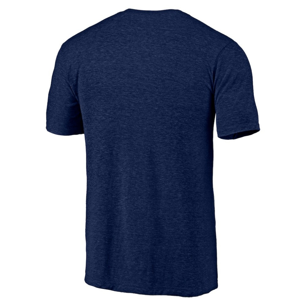 Seattle Kraken Shoot to Score Tri-Blend T-Shirt - Deep Sea Blue T-shirts