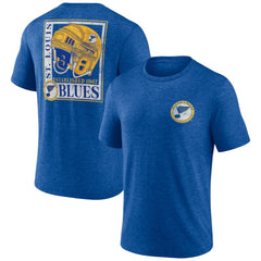 St. Louis Blues Earnest Will Tri-Blend T-Shirt - Blue T-shirts