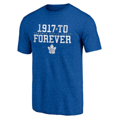 Toronto Maple Leafs Shoot to Score Tri-Blend T-Shirt - Blue T-shirts