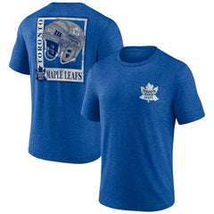 Toronto Maple Leafs Earnest Will Tri-Blend T-Shirt - Blue T-shirts