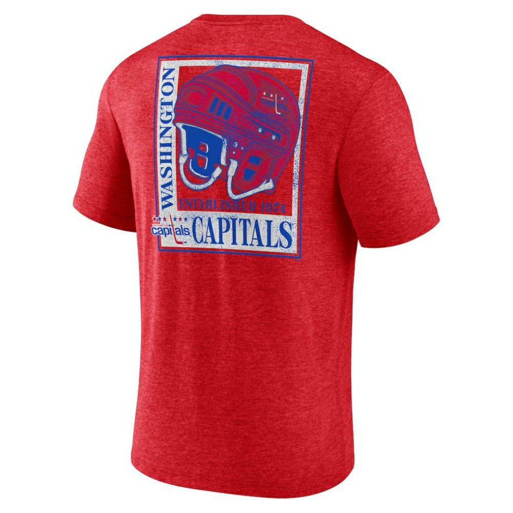 Washington Capitals Earnest Will Tri-Blend T-Shirt - Red T-shirts