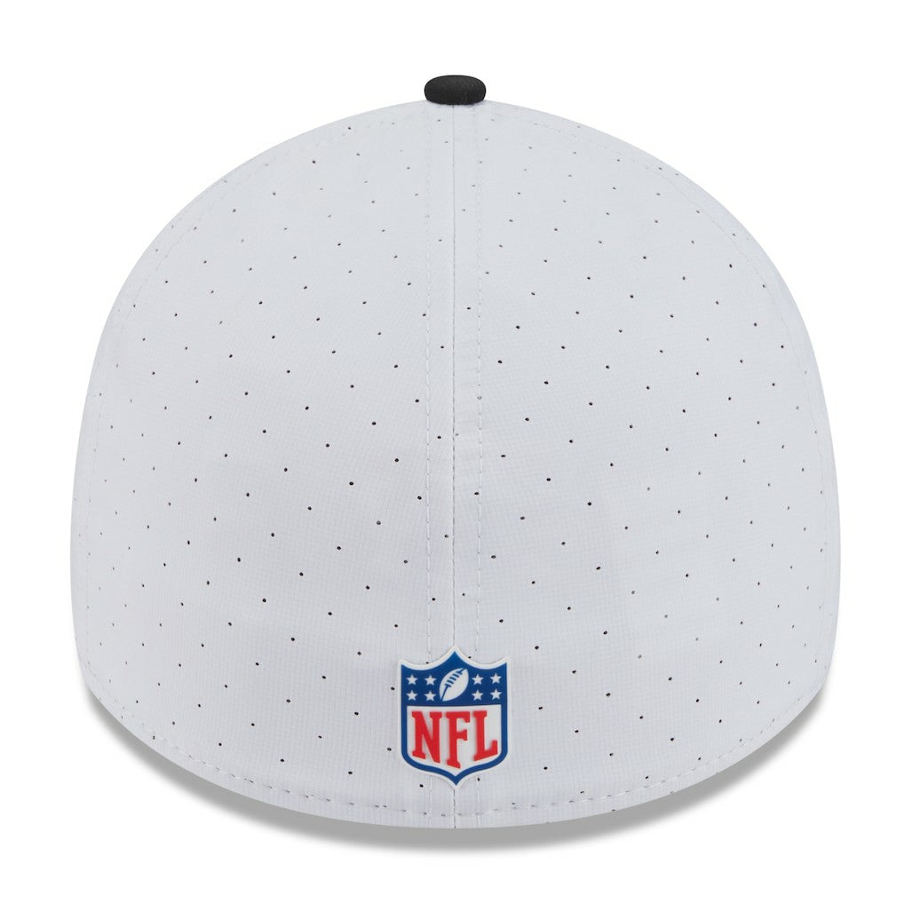 Atlanta Falcons New Era 2025 NFL Training Camp 39THIRTY Flex Hat - White/Black outlet