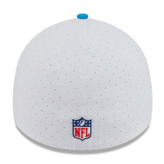 Carolina Panthers New Era 2025 NFL Training Camp 39THIRTY Flex Hat - White/Blue cheap