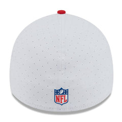 Buffalo Bills New Era 2025 NFL Training Camp Throwback Logo 39THIRTY Flex Hat - White/Red discount
