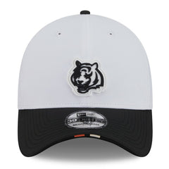 Cincinnati Bengals New Era 2025 NFL Training Camp 39THIRTY Flex Hat - White/Black online