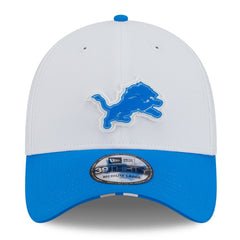 Detroit Lions New Era 2025 NFL Training Camp 39THIRTY Flex Hat - White/Blue online