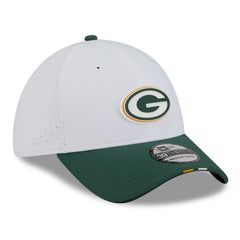 Green Bay Packers New Era 2025 NFL Training Camp 39THIRTY Flex Hat - White/Green on sale