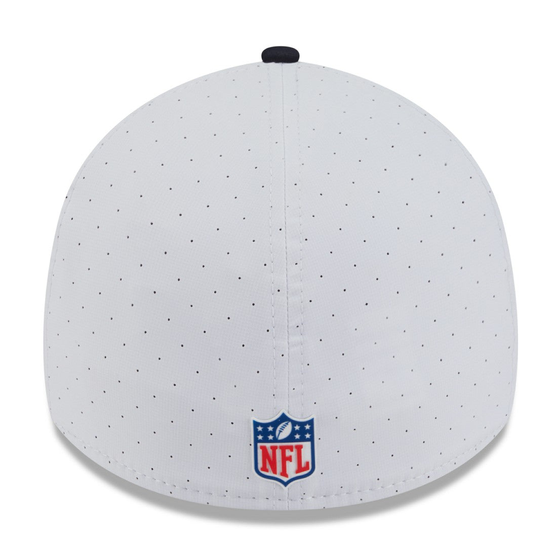 Houston Texans New Era 2025 NFL Training Camp 39THIRTY Flex Hat - White/Navy sale