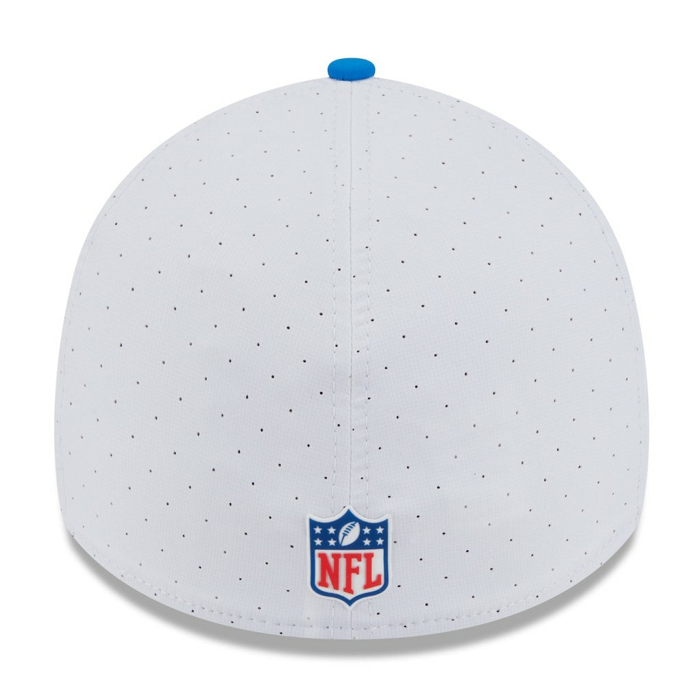Detroit Lions New Era 2025 NFL Training Camp Throwback Logo 39THIRTY Flex Hat - White/Blue cheap