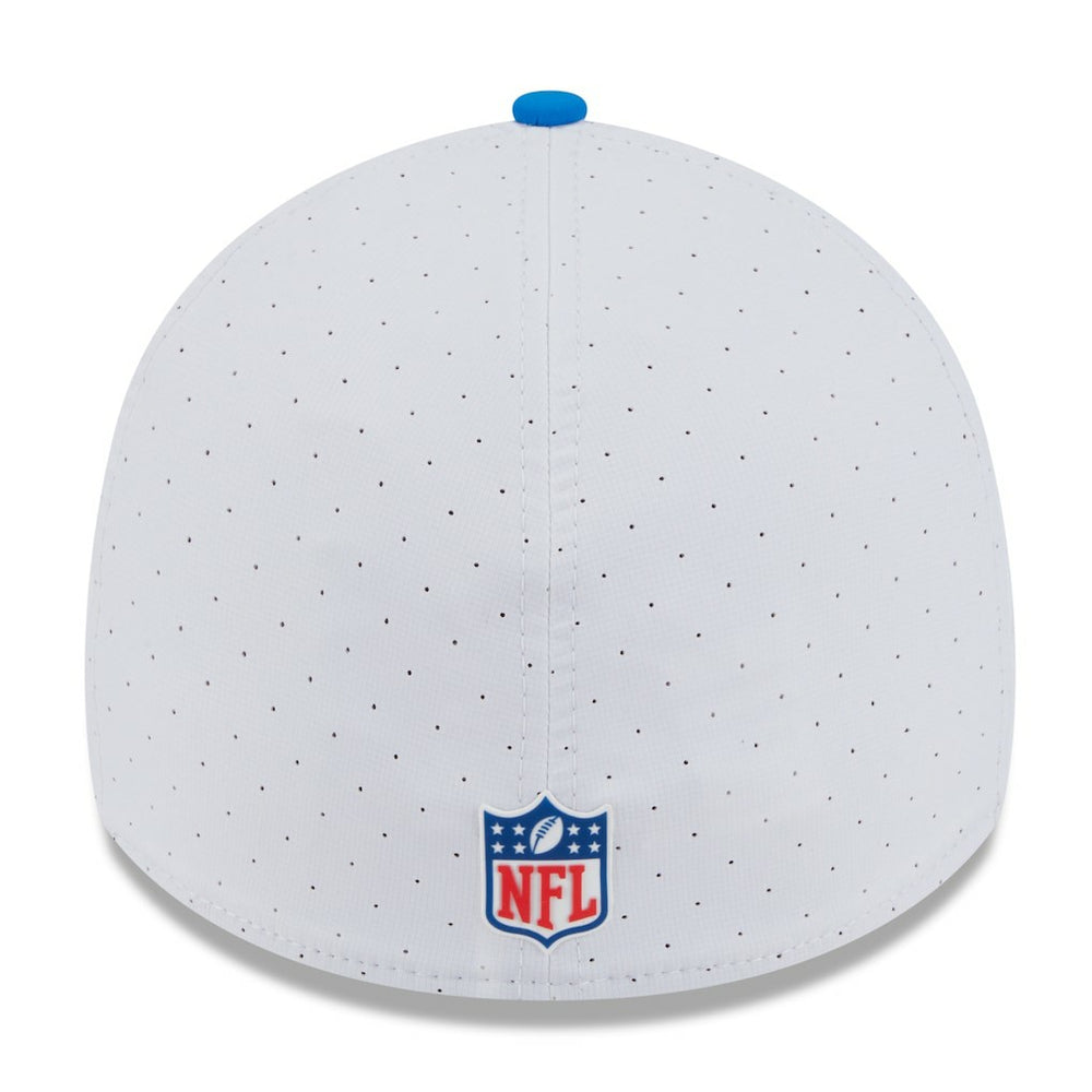 Detroit Lions New Era 2025 NFL Training Camp Throwback Logo 39THIRTY Flex Hat - White/Blue cheap