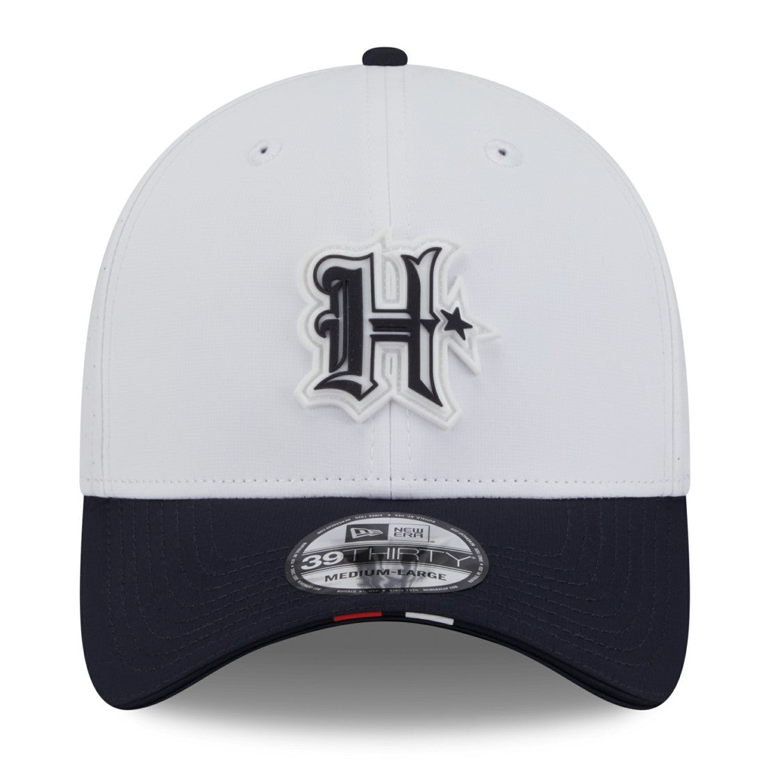 Houston Texans New Era 2025 NFL Training Camp 39THIRTY Flex Hat - White/Navy online