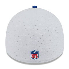 New York Giants New Era 2025 NFL Training Camp 39THIRTY Flex Hat - White/Royal cheap