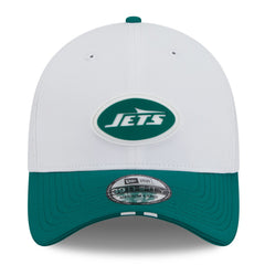 New York Jets New Era 2025 NFL Training Camp 39THIRTY Flex Hat - White/Green sale